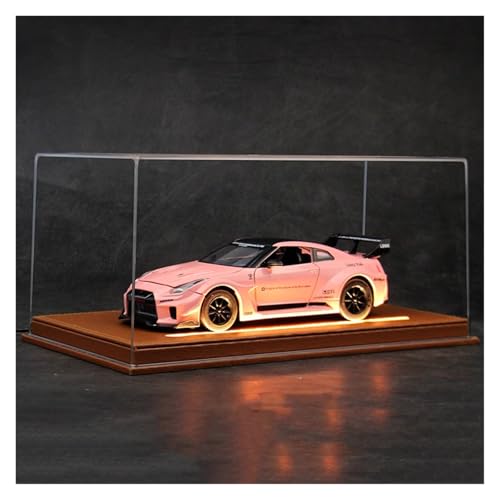 SYYANFEI Modellauto 1:24 Für Nissan Mit Display Box Legierung Sport Auto Druckguss Auto Sammlung Display Geschenk Enthusiasten Spielzeugauto(Pink-B) von SYYANFEI
