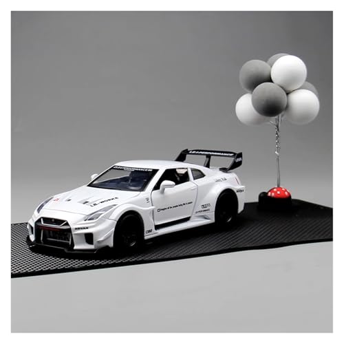 SYYANFEI Modellauto 1:24 Für Nissan Nissan Legierung Auto Spielzeug Kunst Display Sammlung Fahrzeug Geschenk Enthusiasten Spielzeugauto(White) von SYYANFEI