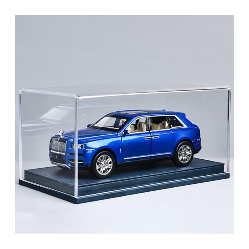 SYYANFEI Modellauto 1:24 Für Rolls-Royce Cullinan Phantom Luxus Legierung Diecast Auto Modell Spielzeug Display Geschenk Enthusiasten Spielzeugauto(Blue-C) von SYYANFEI
