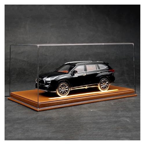SYYANFEI Modellauto 1:24 Für Toyota Highlander Legierung Diecast Modell Auto Hobby Sammeln Dekorative Geschenk Enthusiasten Spielzeugauto(Schwarz) von SYYANFEI