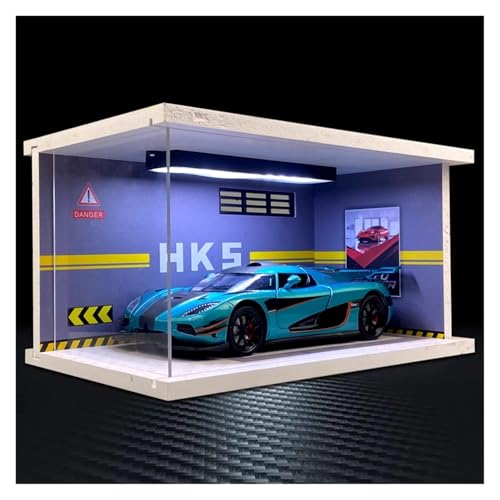 SYYANFEI Modellauto 1:24 Koenigsegg Mit Displaybox, Legierungsdruckgussauto, Spielzeugsammlung, Desktop-Display, Geschenk Enthusiasten Spielzeugauto(Blau) von SYYANFEI
