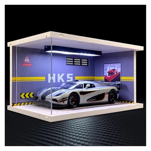 SYYANFEI Modellauto 1:24 Koenigsegg Mit Displaybox, Legierungsdruckgussauto, Spielzeugsammlung, Desktop-Display, Geschenk Enthusiasten Spielzeugauto(Gray) von SYYANFEI