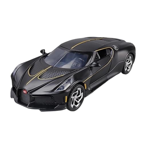 SYYANFEI Modellauto 1:24 Lotus EVIJA Legierung Rennwagen Spielzeug Hyper Auto Modell Abnehmbare Türen Kofferraum Und Haube Enthusiasten Junge Geschenk Enthusiasten Spielzeugauto(Schwarz) von SYYANFEI