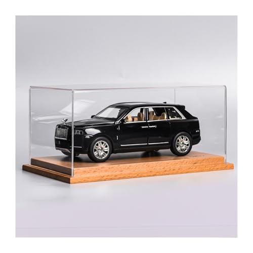 SYYANFEI Modellauto 1:24 für Rolls-Royce Cullinan Phantom Luxus Diecast Metall Fahrzeug Auto Modell Display Dekoration Geschenk Enthusiasten Spielzeugauto(Black-A) von SYYANFEI