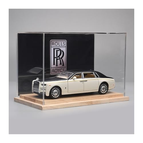 SYYANFEI Modellauto 1:24 für Rolls-Royce Cullinan Phantom Luxuslegierung Druckguss Automodell Spielzeug Freunde und Verwandte Enthusiasten Spielzeugauto(Black and White A) von SYYANFEI