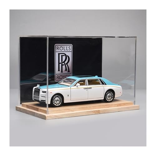 SYYANFEI Modellauto 1:24 für Rolls-Royce Cullinan Phantom Luxuslegierung Druckguss Automodell Spielzeug Freunde und Verwandte Enthusiasten Spielzeugauto(Blue White-A) von SYYANFEI