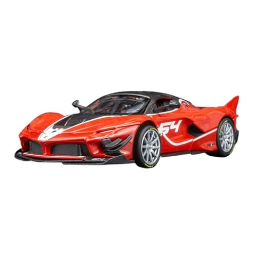 SYYANFEI Modellauto 1:32 Ferrari FXX K EVO Sound Und Licht Pullback-Legierung Supersportwagen-Modell Hobby-Spiel-Sammelversion Enthusiasten Spielzeugauto(Rot) von SYYANFEI