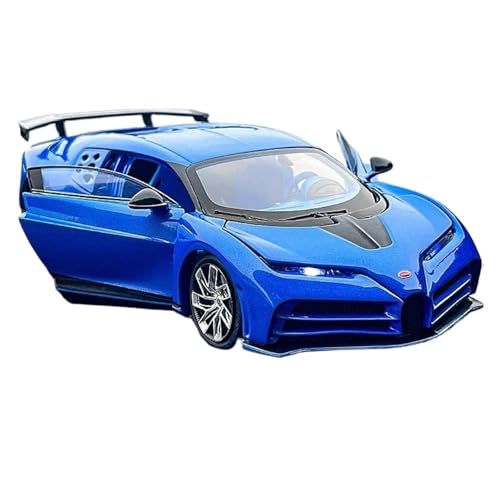 SYYANFEI Modellauto 1:32 Für Bugatti Centodieci Sport-Rennwagen-Spielzeug Mit Sound-Licht Pull Back-Fahrzeuge Erwachsene Enthusiasten Jungen Geschenk Enthusiasten Spielzeugauto(Blau) von SYYANFEI