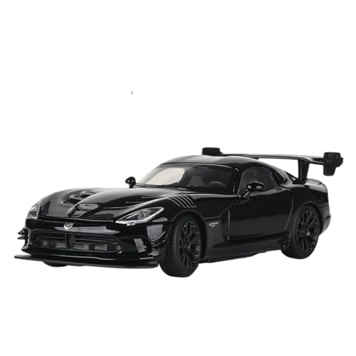 SYYANFEI Modellauto 1:32 Für Dodge Viper ACR SRT Legierung Sport Spielzeug Rennwagen Modell Sound Und Licht Erwachsene Auto Enthusiasten Junge Geschenk Enthusiasten Spielzeugauto(Schwarz) von SYYANFEI