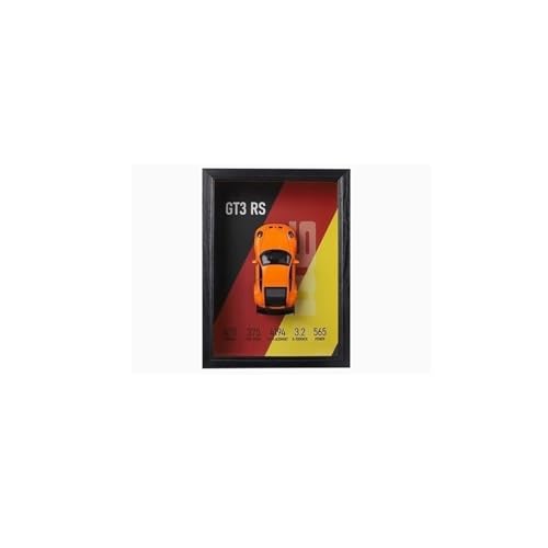 SYYANFEI Modellauto 1:32 Für Fotorahmen Metalllegierung Sportwagenmodell 3D-Rennfahrzeug Hängende Malerei Bürodekor Enthusiasten Spielzeugauto(Orange) von SYYANFEI
