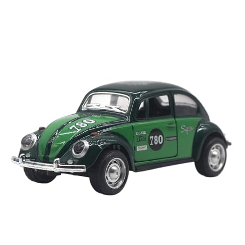 SYYANFEI Modellauto 1:32 Für Käfer Spielzeugautos Klassische Druckguss-Modellfahrzeuge Hobbyspielzeug Fertige Partyszenendekorationen Enthusiasten Spielzeugauto(Blue 1) von SYYANFEI