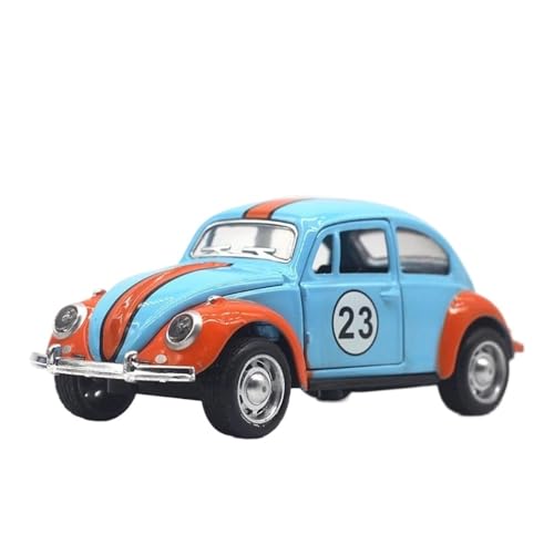 SYYANFEI Modellauto 1:32 Für Käfer Spielzeugautos Klassische Druckguss-Modellfahrzeuge Hobbyspielzeug Fertige Partyszenendekorationen Enthusiasten Spielzeugauto(Blue 2) von SYYANFEI
