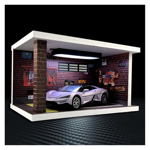 SYYANFEI Modellauto 1:32 Für Looking Up U9 Bringen Sie Eine Displaybox Mit Modellspielzeugauto, Minimalistische Kunst, Tischspielzeugdisplay Enthusiasten Spielzeugauto(Purple) von SYYANFEI