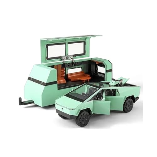 SYYANFEI Modellauto 1:32 Für Metalldruckgussfahrzeug Geländewagen LKW-Modell Metallspielzeug, Authentische Details Für Endlose Spielerische Abenteuer Enthusiasten Spielzeugauto(Grün) von SYYANFEI
