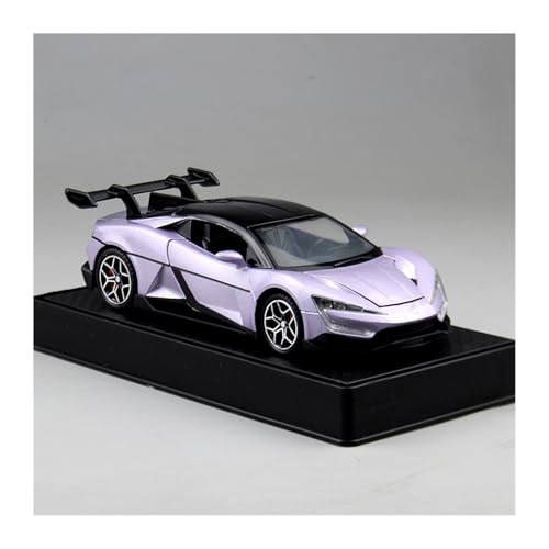 SYYANFEI Modellauto 1:32 Für Nachschlagen U9 Legierung Sport Auto Modell Hobby Spielzeug Sammlung Ornamente Enthusiasten Spielzeugauto(Purple) von SYYANFEI