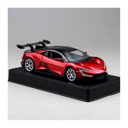 SYYANFEI Modellauto 1:32 Für Nachschlagen U9 Legierung Sport Auto Modell Hobby Spielzeug Sammlung Ornamente Enthusiasten Spielzeugauto(Rot) von SYYANFEI