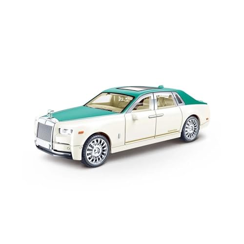SYYANFEI Modellauto 1:32 Für Simulation Rolls-Royce Phantom Druckguss Metall Modell Auto Pullback Spaß Für Abenteuer Spielzeit Enthusiasten Spielzeugauto(Blau) von SYYANFEI
