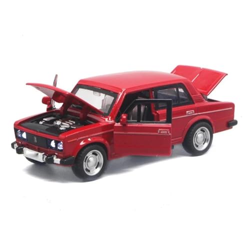 SYYANFEI Modellauto 1:32 Für Simulierte V035 Multi-Farbe Legierung Metall Fertig Mini Auto Hobby Spielzeug Sammlung Ornament Enthusiasten Spielzeugauto(Rot) von SYYANFEI