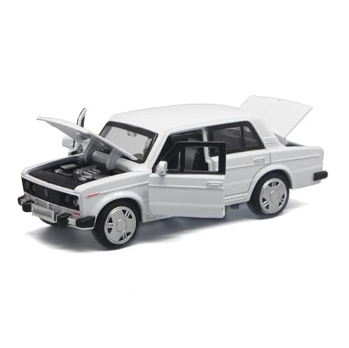 SYYANFEI Modellauto 1:32 Für Simulierte V035 Multi-Farbe Legierung Metall Fertig Mini Auto Hobby Spielzeug Sammlung Ornament Enthusiasten Spielzeugauto(White) von SYYANFEI