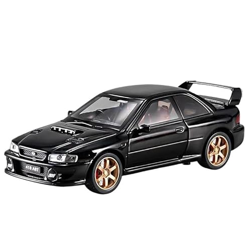 SYYANFEI Modellauto 1:32 Für Subaru Impreza WRX STI Legierung Sportwagen Diecast Metall Klassische Rennfahrzeuge Automodell Sound Und Licht Spielzeug Enthusiasten Spielzeugauto(Schwarz) von SYYANFEI