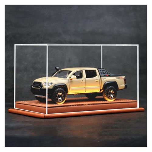 SYYANFEI Modellauto 1:32 Für Toyota Tacoma TRO Reise Version LKW Legierung Modell Diecast Auto Desktop Ornamente Enthusiasten Spielzeugauto(Beige) von SYYANFEI