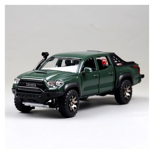 SYYANFEI Modellauto 1:32 Für Toyota Tacoma TRO Reise Version Legierung Diecast Modell Pickup Truck Spielzeug Abenteuerliche Spielen Enthusiasten Spielzeugauto(Grün) von SYYANFEI