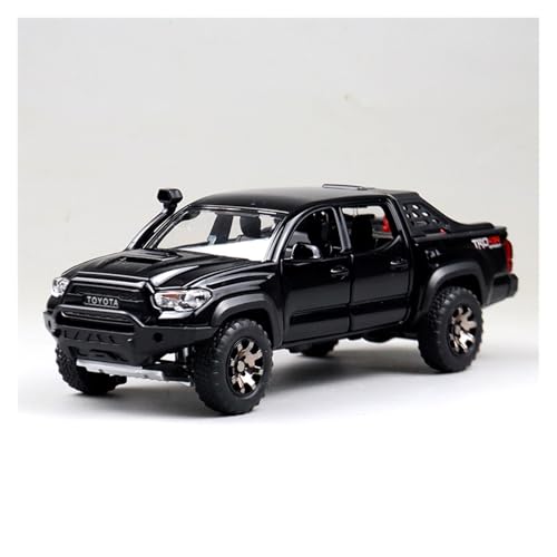SYYANFEI Modellauto 1:32 Für Toyota Tacoma TRO Reise Version Legierung Diecast Modell Pickup Truck Spielzeug Abenteuerliche Spielen Enthusiasten Spielzeugauto(Schwarz) von SYYANFEI
