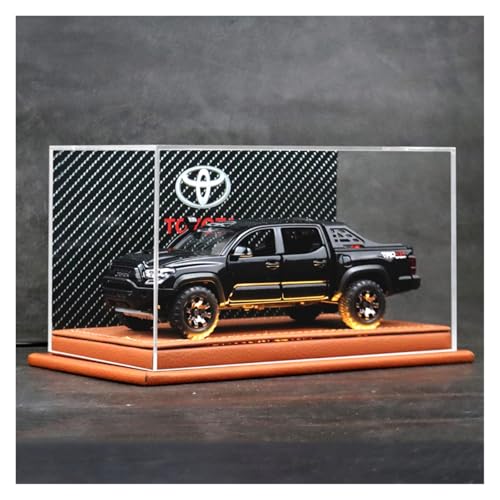 SYYANFEI Modellauto 1:32 Für Toyota Tacoma TRO Reiseversion Legierung Druckgussmodell Pickup Truck Spielzeug Desktop Ornamente Geschenk Enthusiasten Spielzeugauto(Schwarz) von SYYANFEI