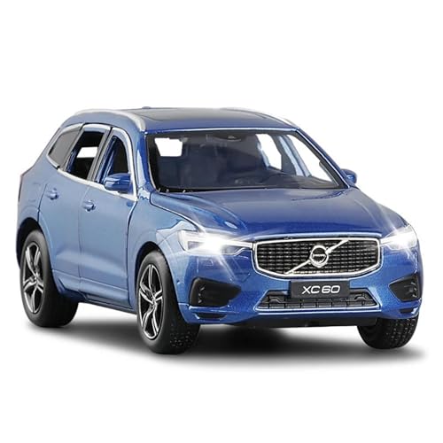 SYYANFEI Modellauto 1:32 Für Volvos XC60 XC90 SUV Legierung Off-Road Diecast Fahrzeug Enthusiasten Spielzeugauto(Blau) von SYYANFEI