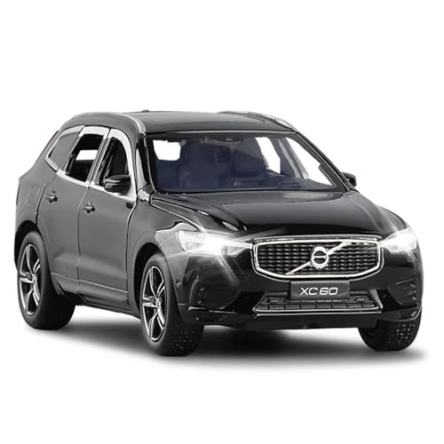 SYYANFEI Modellauto 1:32 Für Volvos XC60 XC90 SUV Legierung Off-Road Diecast Fahrzeug Enthusiasten Spielzeugauto(Schwarz) von SYYANFEI