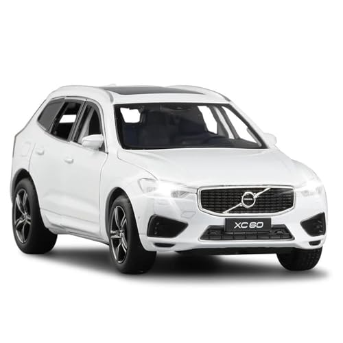 SYYANFEI Modellauto 1:32 Für Volvos XC60 XC90 SUV Legierung Off-Road Diecast Fahrzeug Enthusiasten Spielzeugauto(White) von SYYANFEI