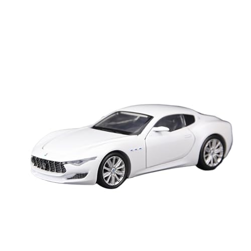 SYYANFEI Modellauto 1:32 Simulation Maserati Weiß Rot Hobby Spiel Legierung Supercar Modell Fahrzeug Sammlung Enthusiasten Spielzeugauto(White) von SYYANFEI