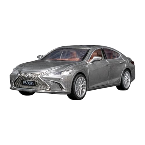 SYYANFEI Modellauto 1:35 Für Lexus ES300h Luxusversion Mattgrau Simulation Soundeffekt Licht Pull Back Legierung Automodell Enthusiasten Spielzeugauto von SYYANFEI