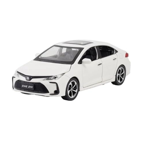 SYYANFEI Modellauto 1:36 Ford Explorer SUV Simulation Sound Licht Pull Back Spielzeug Figur Autos Für Jungen Teenager Erwachsene Bastler Geschenk Enthusiasten Spielzeugauto(White) von SYYANFEI
