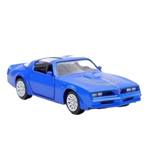 SYYANFEI Modellauto 1:36 Für Pontiac Firebird 1978 Classics Pull Back Modell Spielzeugauto Hobby Spielzeug-Enthusiasten-Sammlung Enthusiasten Spielzeugauto(Blau) von SYYANFEI