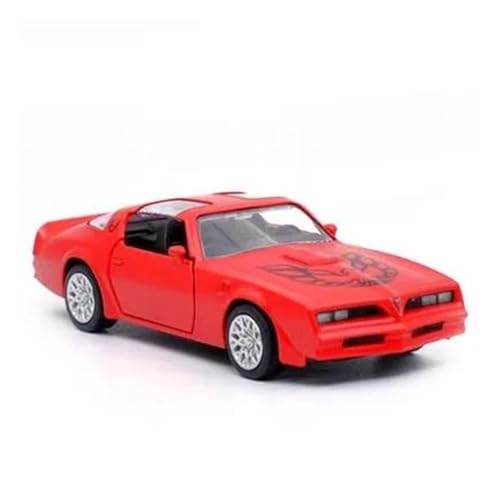 SYYANFEI Modellauto 1:36 Für Pontiac Firebird 1978 Classics Pull Back Modell Spielzeugauto Hobby Spielzeug-Enthusiasten-Sammlung Enthusiasten Spielzeugauto(Rot) von SYYANFEI