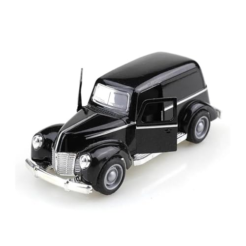 SYYANFEI Modellauto 1:38 Für Mini Retro Alloy Classic Metals Druckgussfahrzeug Spannender Pullback-Spaß Für Abenteuer-Spielzeit Enthusiasten Spielzeugauto(Schwarz) von SYYANFEI