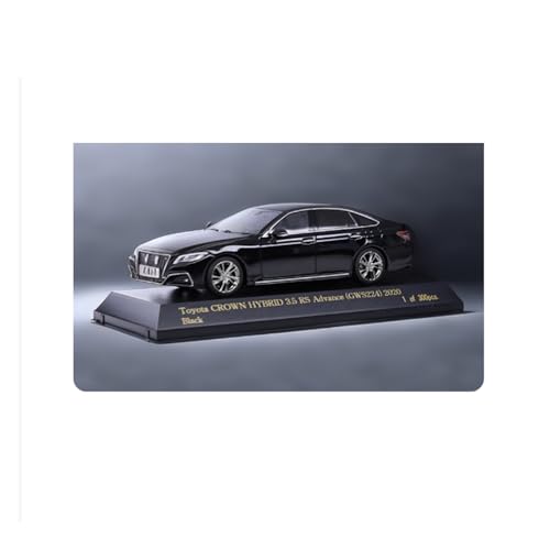 SYYANFEI Modellauto 1:43 Für Toyota Crown (GWS224) Schwarz Druckguss Fahrzeuge Metall Modell Auto Statische Display Geschenk Enthusiasten Spielzeugauto von SYYANFEI