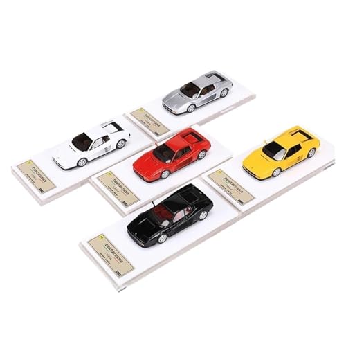 SYYANFEI Modellauto 1:64 Für Collector's Edition 199 Harz Modell Auto Limited Mit BaseFertig Produkt Statische Enthusiasten Spielzeugauto(Yellow) von SYYANFEI