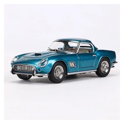 SYYANFEI Modellauto 1:64 Für Collector's Edition 250GT Cabrio Classic Roadster Legierung Modell Auto Spielzeug Liebhaber Enthusiasten Spielzeugauto(Blue 1) von SYYANFEI