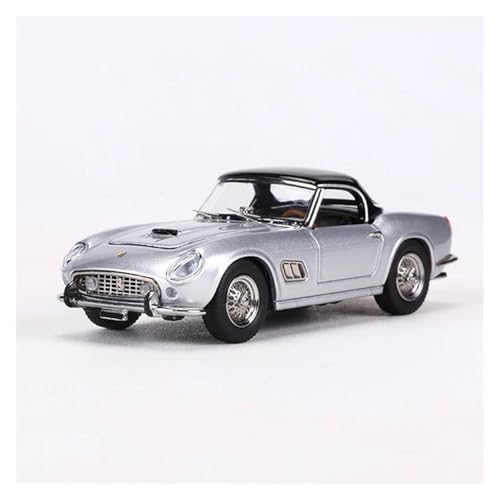 SYYANFEI Modellauto 1:64 Für Collector's Edition 250GT Cabrio Classic Roadster Legierung Modell Auto Spielzeug Liebhaber Enthusiasten Spielzeugauto(Gray) von SYYANFEI