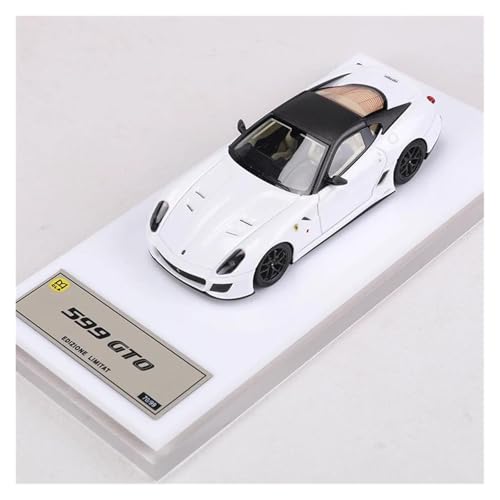SYYANFEI Modellauto 1:64 Für Collector's Edition 599gto Harz Sport Modell Auto Mit Basis Metall Ornament Hobby Spielzeug Geschenk Enthusiasten Spielzeugauto(White) von SYYANFEI