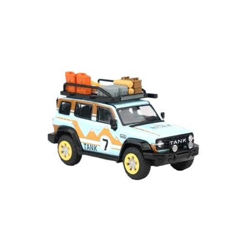 SYYANFEI Modellauto 1:64 Für Great Wall SUV Jeep Tank 300 Offroad-Serie Legierungs-Druckwellenmodell Für Erwachsene Sammlerstück Ausstellungsspielzeug Enthusiasten Spielzeugauto(Grün) von SYYANFEI