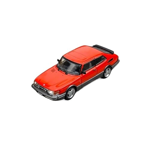 SYYANFEI Modellauto 1:64 Für Saab 900 Turbo Rot Legierung Auto Modell Sammlung Souvenir Statische Display Druckguss Spielzeug Fahrzeuge Geschenk Enthusiasten Spielzeugauto von SYYANFEI