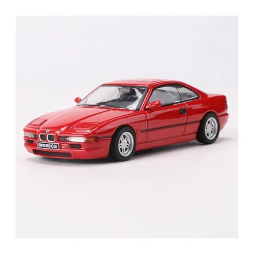 SYYANFEI Modellauto 1:64 Für Simulation 850CSI Fertigen Produkt Legierung Modell Auto Party Szene Dekoration Enthusiasten Spielzeugauto(Rot) von SYYANFEI