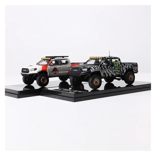SYYANFEI Modellauto 1:64 Für Tacoma TRD PRO Legierung Modell Spielzeug Auto Geschenke Sammlung Display Ornamente Enthusiasten Spielzeugauto(Schwarz) von SYYANFEI