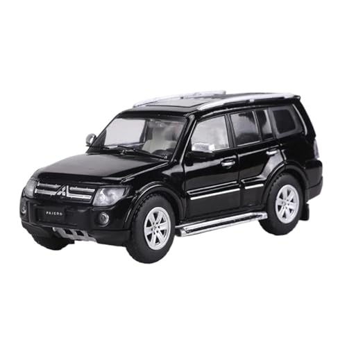 SYYANFEI Modellauto 1:64 für Pajero V97 Legierung Modell Auto Statische Display Fahrzeuge Spielzeug Hobby Geschenke Enthusiasten Spielzeugauto(Schwarz) von SYYANFEI