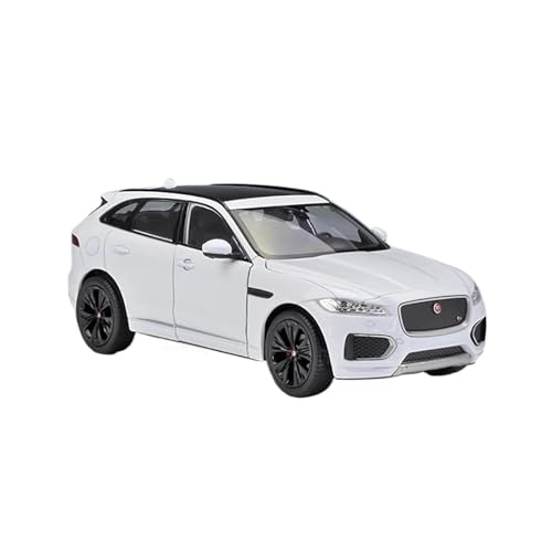 SYYANFEI Modellauto Druckguss 1:24 Für Jaguar F-Pace Fpace Simulation Legierung SUV Automodell Fan-Sammlung Display Home Decoratiforon Metallornamente Enthusiasten Spielzeugauto(White) von SYYANFEI
