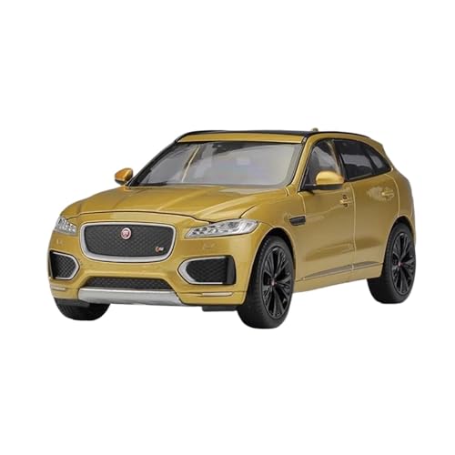 SYYANFEI Modellauto Druckguss 1:24 Für Jaguar F-Pace Fpace Simulation Legierung SUV Automodell Fan-Sammlung Display Home Decoratiforon Metallornamente Enthusiasten Spielzeugauto(Yellow) von SYYANFEI