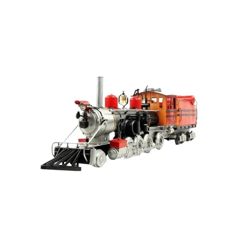 SYYANFEI Modellauto Für Eisenmetallzugmodell Dekorativ Klassisch Nostalgisch 1886 Dampflokomotive Kunstanzeige Geschenk Enthusiasten Spielzeugauto(Rot) von SYYANFEI